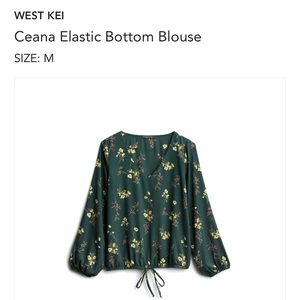 West Kei elastic waist top